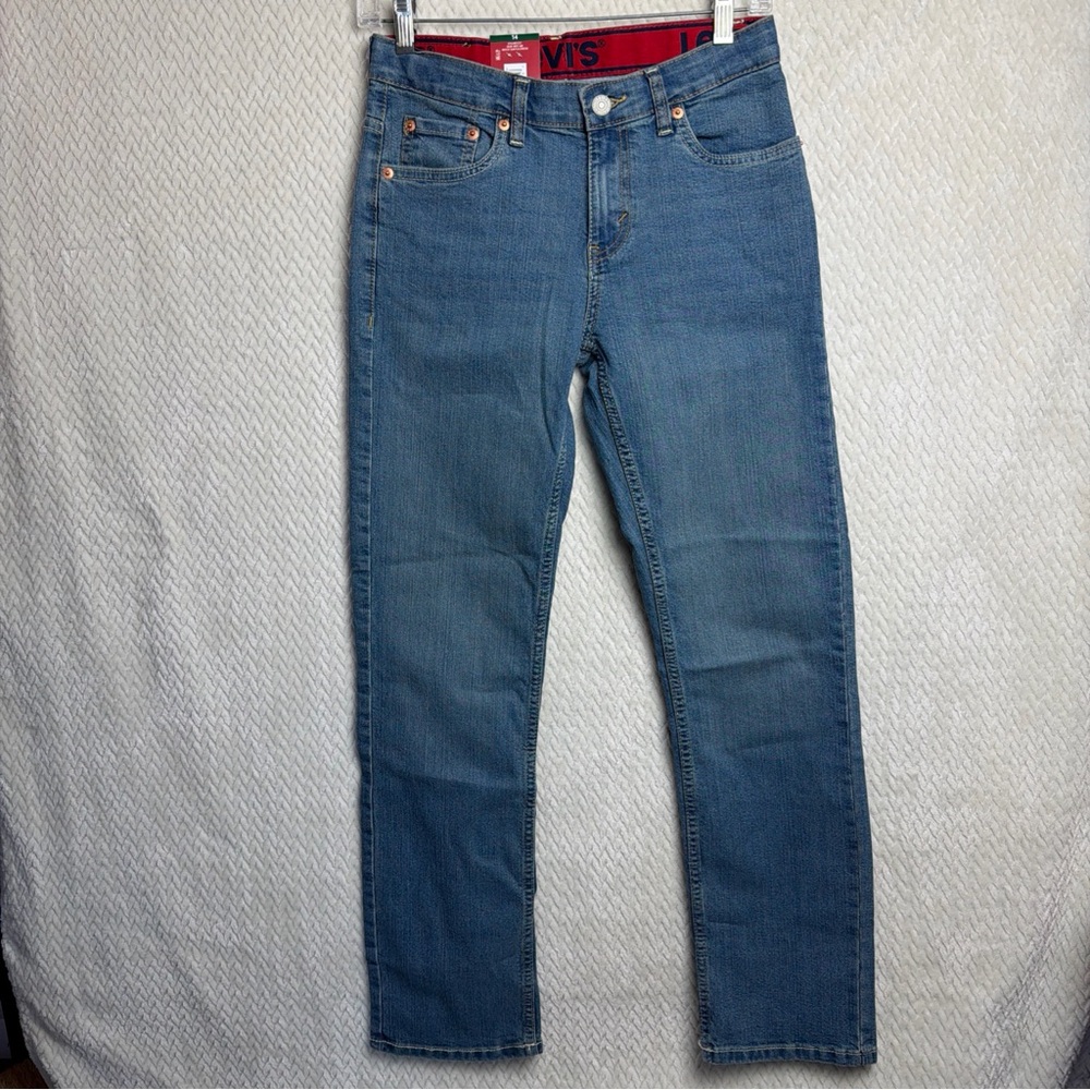 Levi's Boys 511 Slim Flex Stretch Fit Zip Fly & Button Closure Denim Jeans
